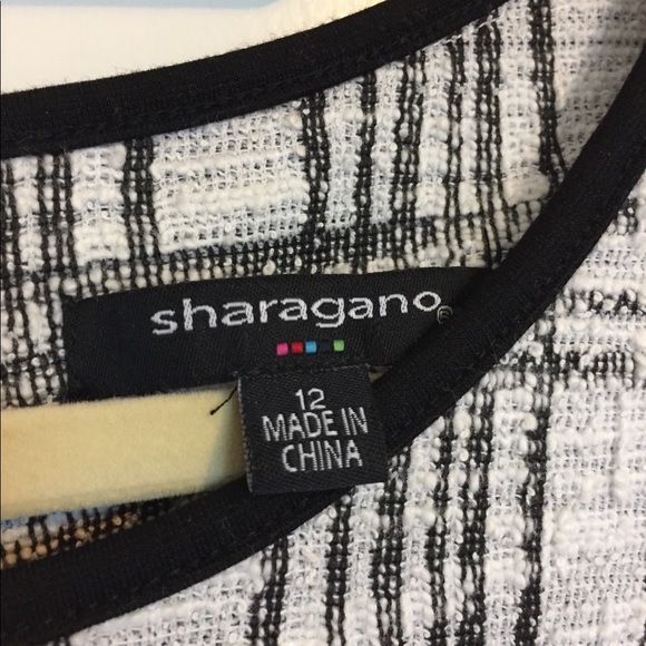 Black & White Tweed Dress - Picture 6 of 7